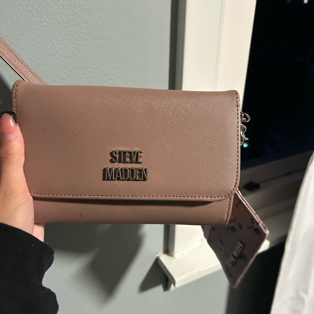 Steve Madden Blush Wristlet Clutch
